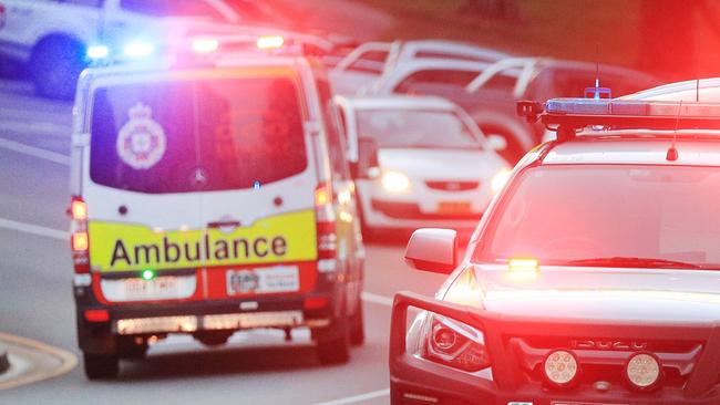 Queensland Ambulance Service paramedics on the move. File image. Picture: Scott Powick