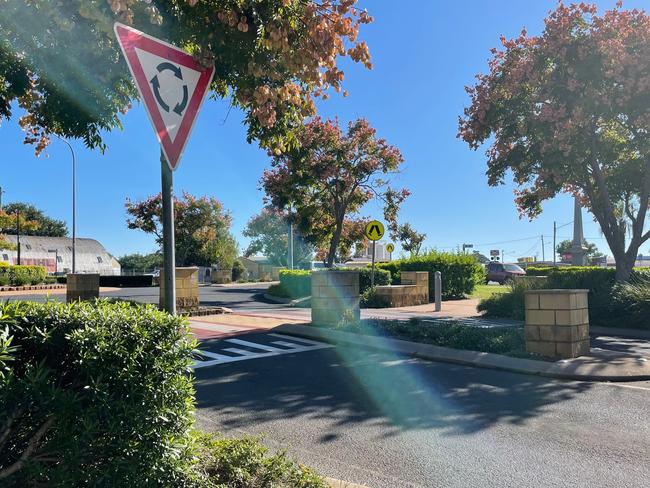 Residents are urgently calling for dangerous pedestrian crossings to be fixed, Roche Street Dalby 2022. Picture: Emily Devon