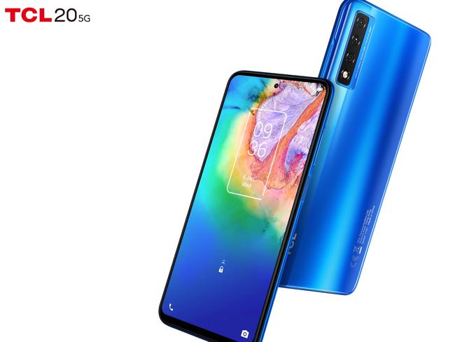 The TCL 20 5G smartphone will feature a 6.6-inch screen and three rear cameras when it's released in Australia in the first quarter of 2021.