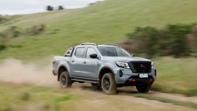 Under the bonnet of Nissan's Navara Pro-4X is a four-cylinder turbo diesel which is used across the range.