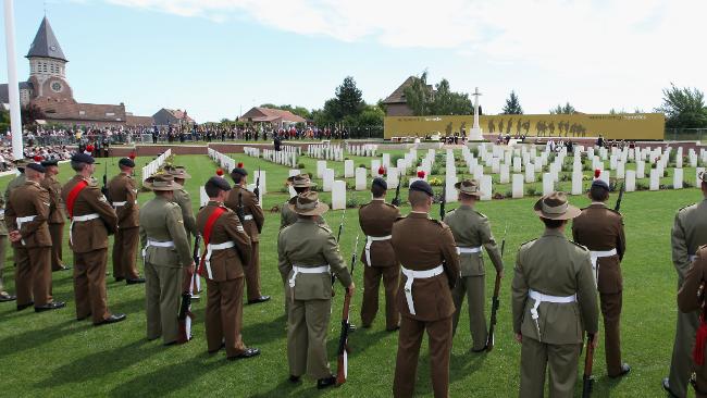 Diggers’ words echo across former Fromelles battlefield, as soldiers ...