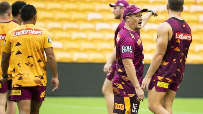 Kevin Walters and the Broncos are under the pump. Picture: Richard Walker