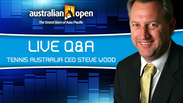 Steve Wood ... the Tennis Australia boss joins us on Friday.