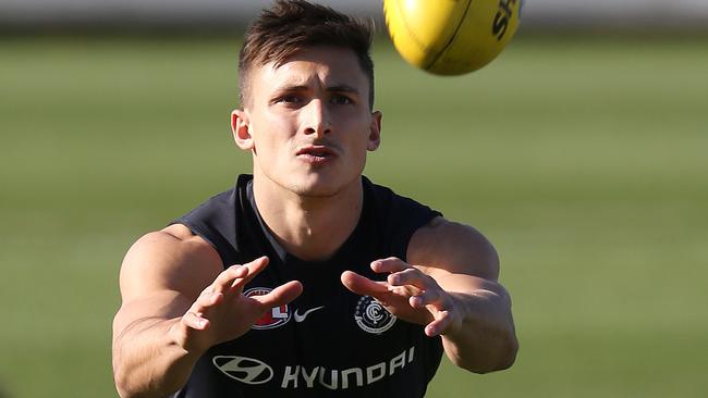 The drafting of Josh Deluca caused tension between Silvagni and the club. Picture: Michael Klein