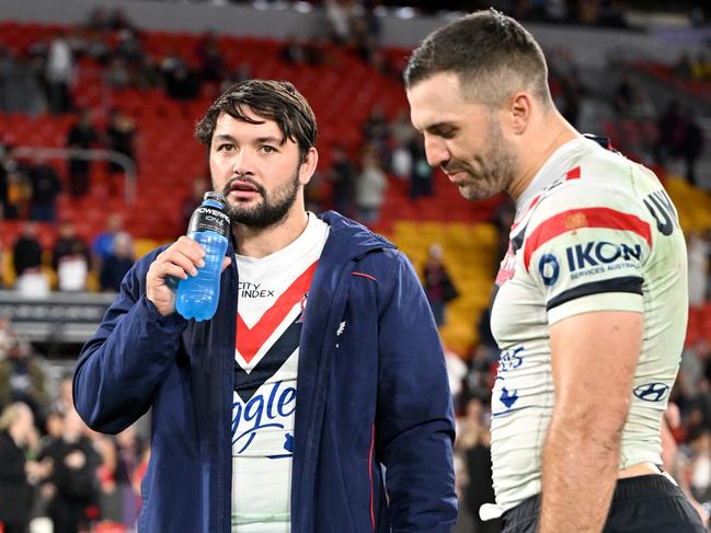 Brandon Smith and James Tedesco. Picture: NRL Photos