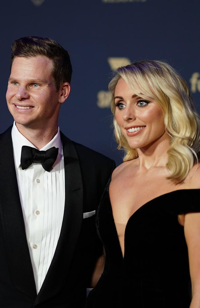 Steven Smith and Dani Willis. Picture: AAP