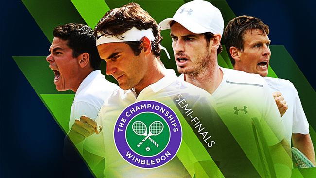 Wimbledon men’s semi-finals.