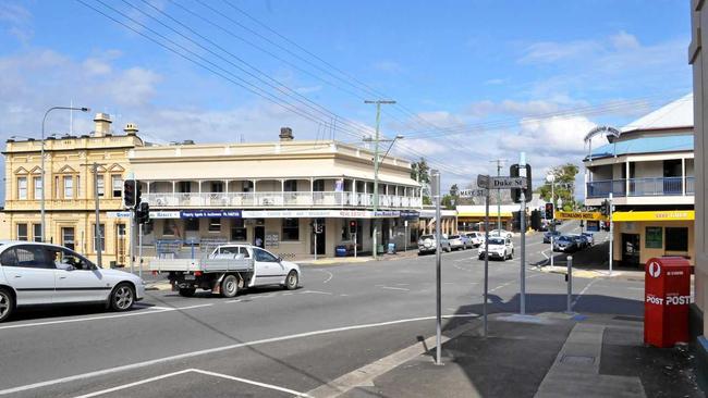 Mary St/Channon St intersection. Picture: Donna Jones