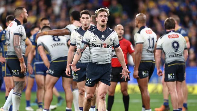 Cameron Munster couldn’t lift the Storm. Picture: Cameron Spencer/Getty Images