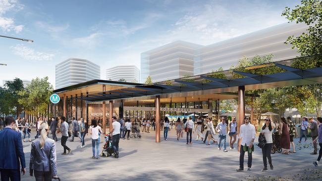 Western Sydney Airport will be supported by strong infrastructure platforms including the Aerotropolis Metro Station.