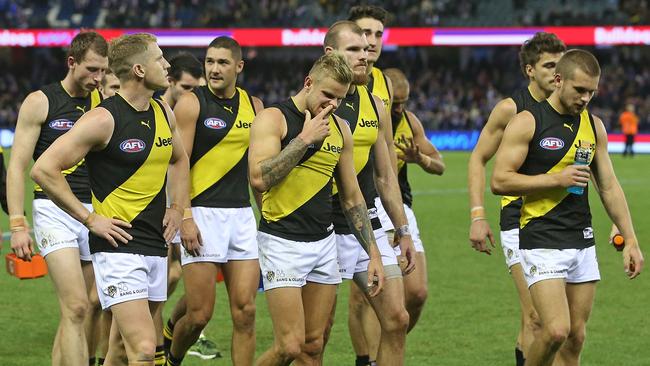 Richmond were brave in defeat against the Western Bulldogs.