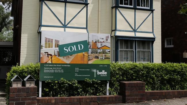 Distressed sales data from SQM Research showed a year-on-year increase in the number of emergency property sales in NSW of 11.1 per cent to 1118 homes in June, and Victoria, where instances of forced sales were up 19.7 per cent to 846. Picture: NCA Newswire / Gaye Gerard