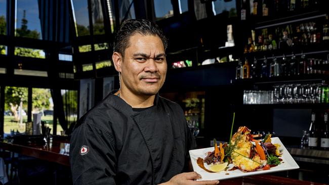 NZ celeb chef Alex Kaihea launching Moana. Picture: Jerad Williams