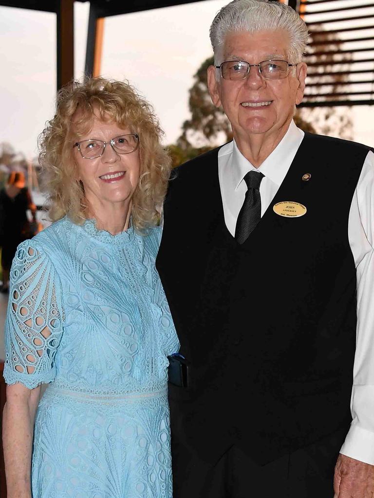 Lynett and John Anderson at the Fraser Coast Business &amp; Tourism Awards in Maryborough. Picture: Patrick Woods.