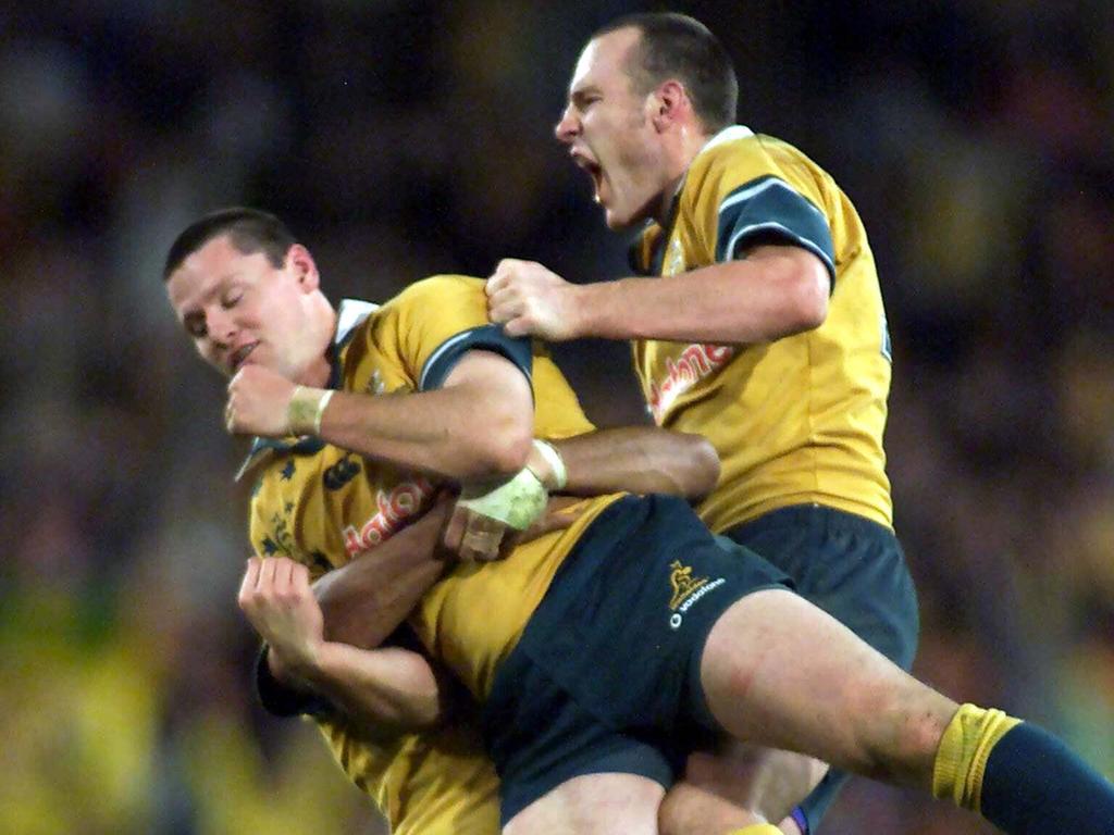 The Wallabies were on a hot streak for much of Robertson’s career with the All Blacks. PIcture: Mark Evans