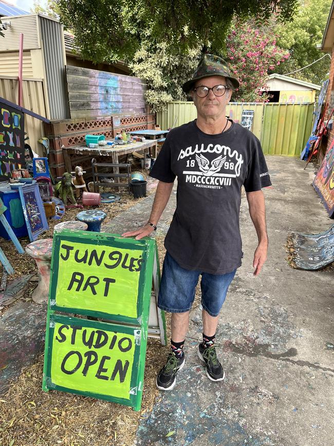 Jungle Phillips is in his final months but his gallery is still open. Picture: Supplied