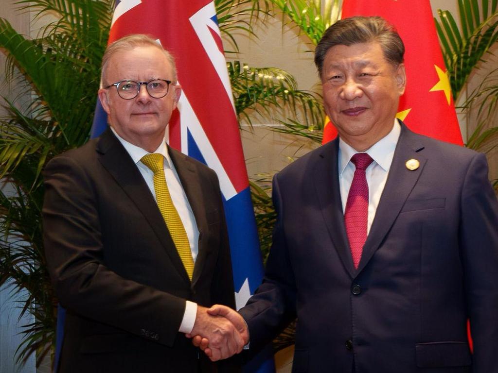 Caption: Prime Minister Anthony Albanese and Chinese President Xi Jinping held a 30 minute bilateral meeting on the sidelines of the G20 Summit in Rio de Janeiro, Brazil on Monday November 18, 2024. Picture: Supplied/handout/Prime Minister's Office