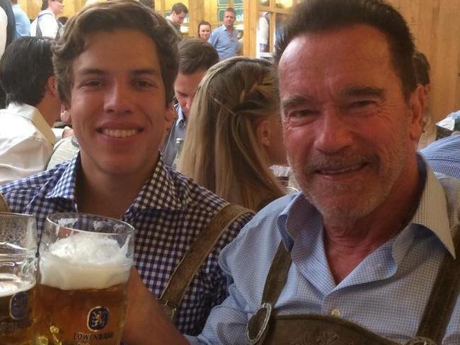 Arnie takes love child to Oktoberfest