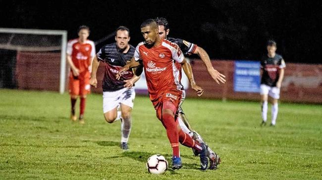 PROLIFIC: Nambour Yandina United's new signing Josh Sansucie has scored six goals in just four games. Picture: Nikki Grigg