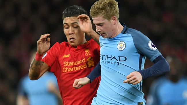 De Bruyne has been good but inconsistent for City. AFP Photo/Paul Ellis