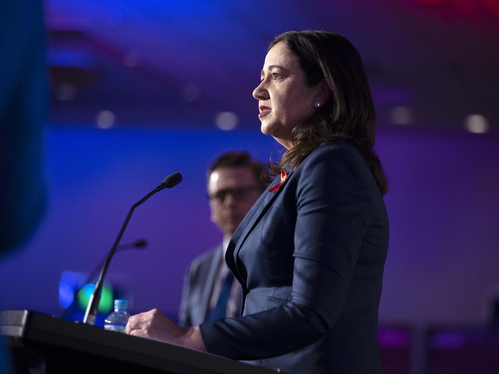 Premier Annastacia Palaszczuk on Friday said the Schoolies festival may not go ahead this year but would depend what happened over the next week. Picture: NCA NewsWire / Sarah Marshall