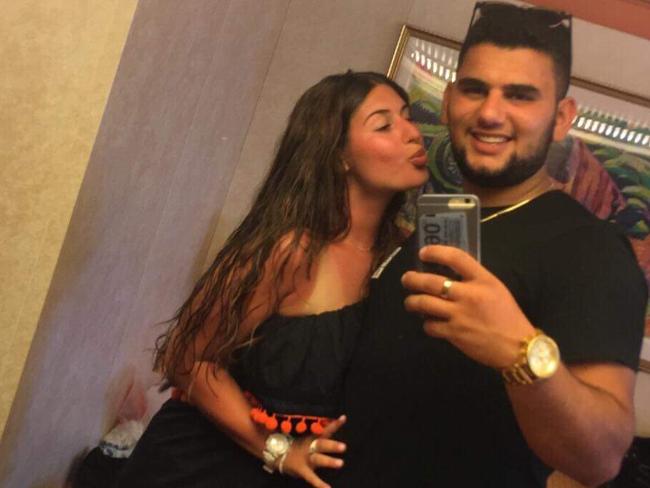 Nathan Khoury with girlfriend Mikayla Petrovski before his death.