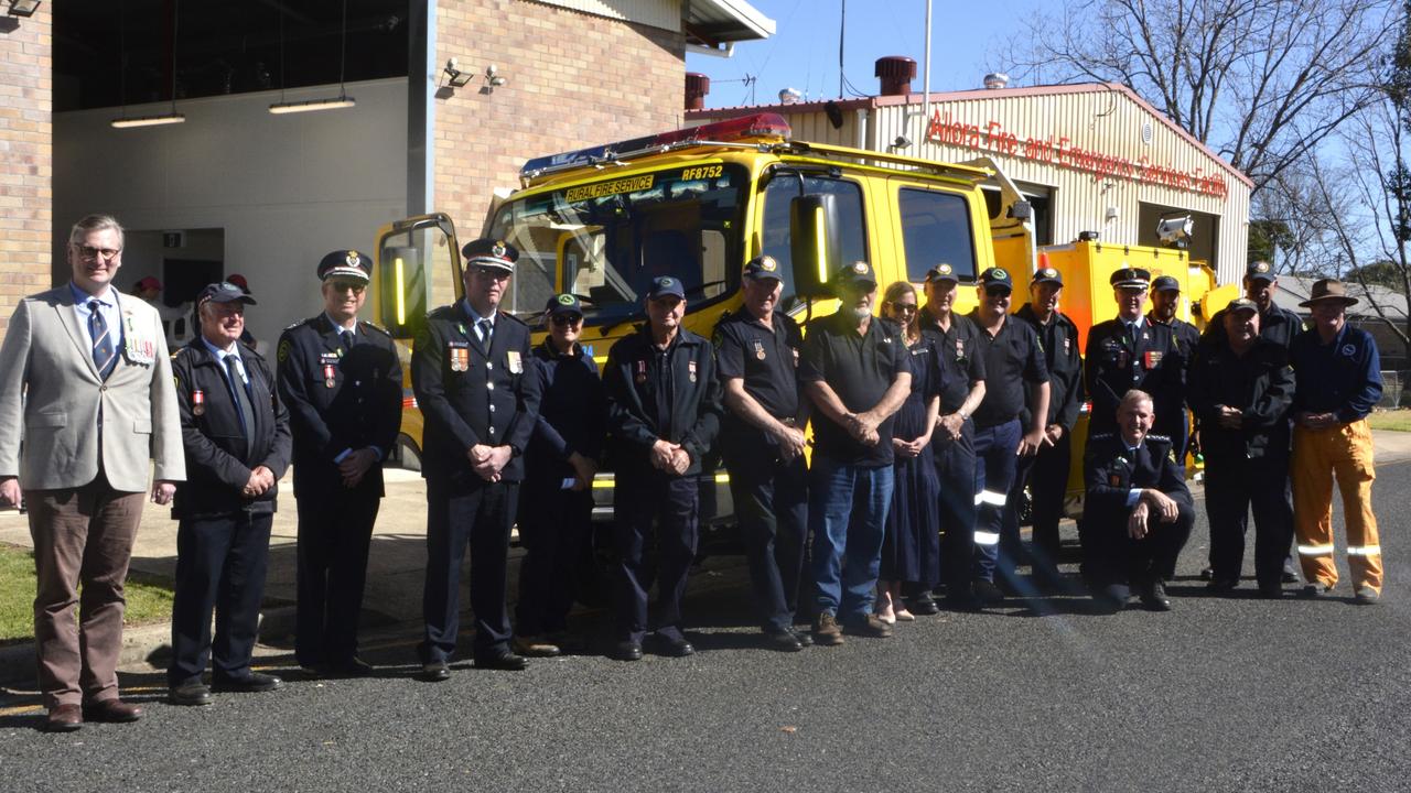 Allora Rural Fire Brigade received a new appliance during Rural Fire Service Week at the recommissioned Allora facility on Saturday, August 3rd. Photo: Jessica Klein