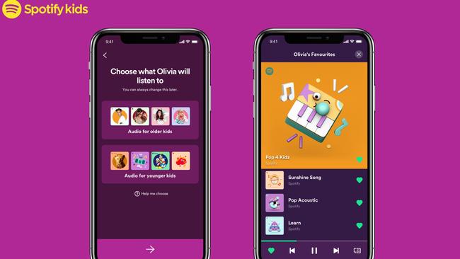 The new music app for children, Spotify Kids, is being road-tested in the UK, Sweden, Denmark, Australia and New Zealand. Picture: Supplied