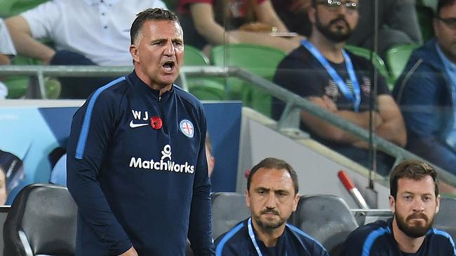 Warren Joyce’s role is coming under increasing pressure. (AAP Image/ Julian Smith)
