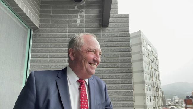 Barnaby Joyce was among a high-profile Australian delegation sent to Taiwan to strengthen relations between the two nations.