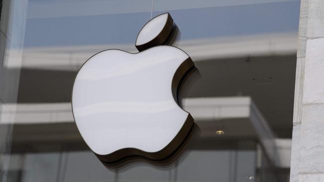 The Apple logo at a store in Washington D.C. Picture: Nicholas Kamm/AFP