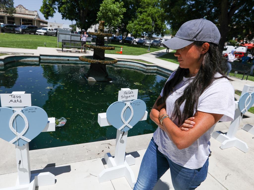 Meghan attended the memorial solo. Picture: Yasin Ozturk/Anadolu Agency via Getty Images