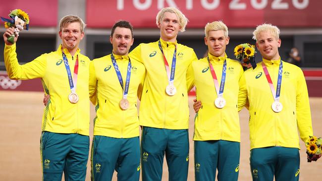 The Aussie team won bronze. Picture: Getty Images