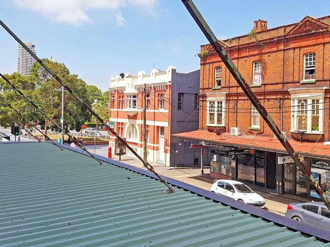 There are prized views of Bourke St on offer.