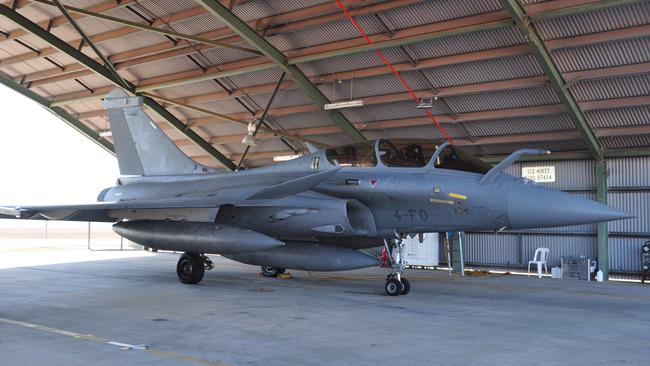 A French Rafale jet ahead of Exercise Pitch Black 18. Picture: Judith Aisthorpe.