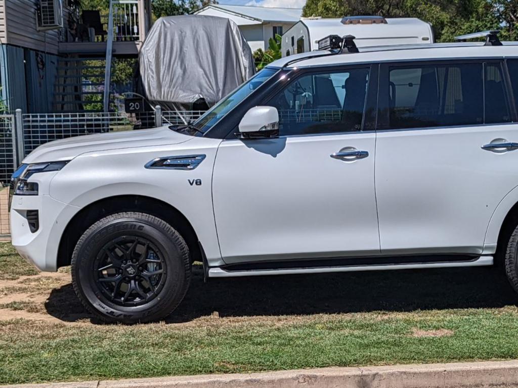 A Central Queensland family had their brand new Nissan Patrol stolen while they were camped at a Yeppoon caravan park during the winter school holidays.