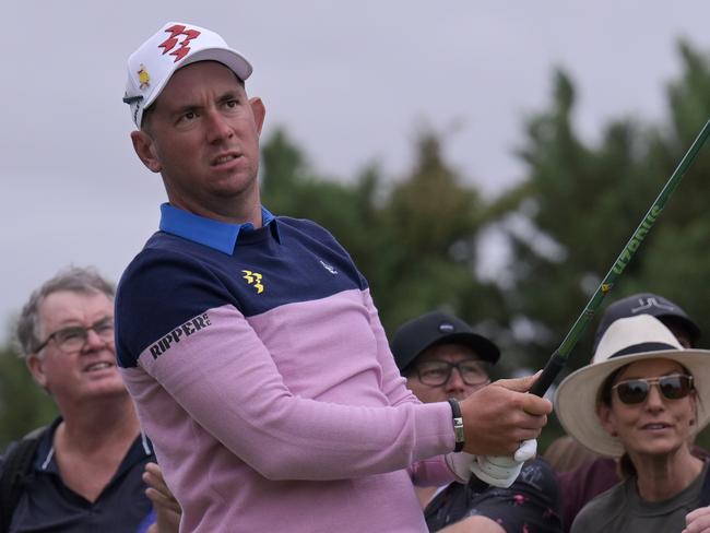 Lucas Herbert during the final round of the NSW Open at Murray Downs.