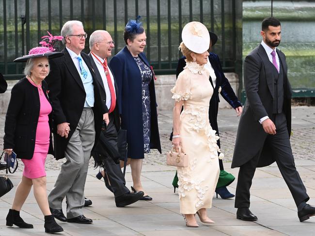 Julie Bishop among guests beginning to arrive in Parliament Square ahead of the Coronation of King Charles III and Queen Camilla. Picture: Stuart C. Wilson/Getty Images