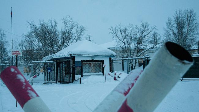 The bleak ‘Polar Wolf’ prison, high in the Arctic Circle, where Alexei Navalny was pronounced dead. Picture: AFP