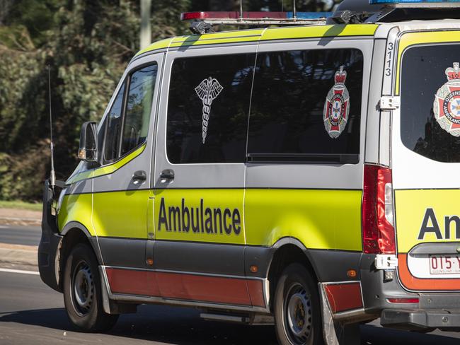 Generic ambulance, QAS, Queensland Ambulance Service, emergency services, Thursday, August 29, 2024. Picture: Kevin Farmer