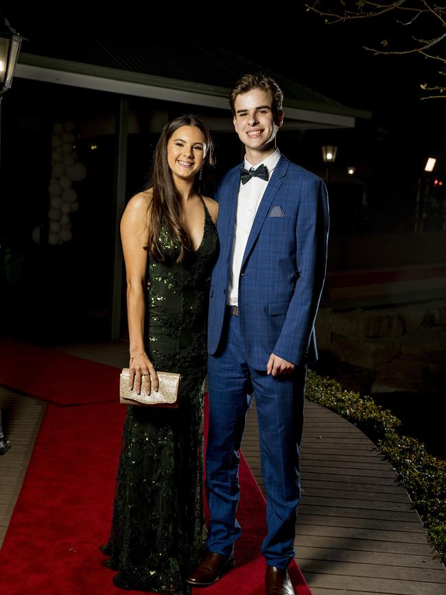 Formal for year 12 students from Emmanuel College. Jenley Bredenkamp and Oscar Stanley. Picture: Jerad Williams