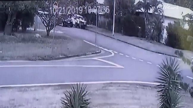 CCTV captures moment stolen car is dumped