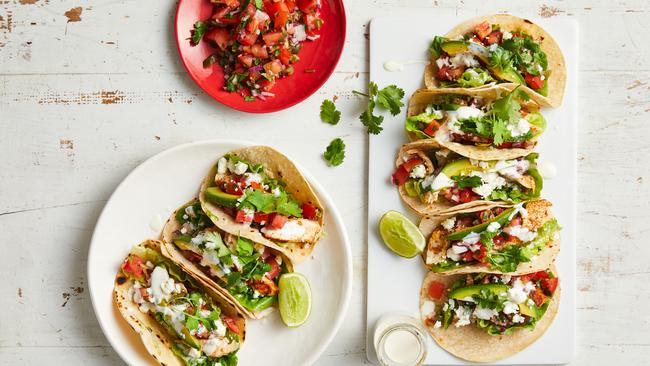 Flavoursome fish tacos. Picture: The Heart Foundation