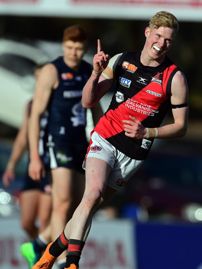 Noble made his league debut for the Bloods in 2016 and found a home in the side in 2017. Picture: Tom Huntley.