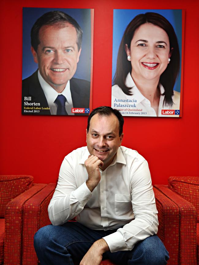 Evan Moorhead, who founded lobbying firm Anacta Strategies, is a former ALP state secretary and helped run Annastacia Palaszczuk’s 2020 election campaign. Picture: Annette Dew