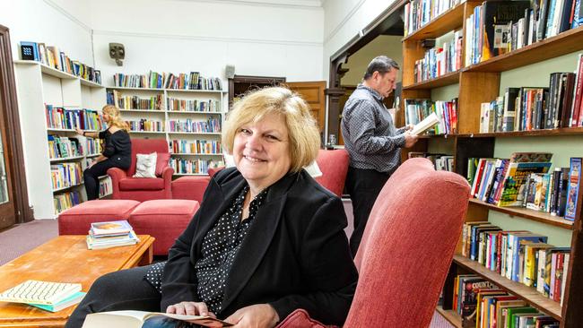 Sally Balwin is inviting everyone to come to the launch of the Braille House Shop on August 17. Picture: AAP/Richard Walker