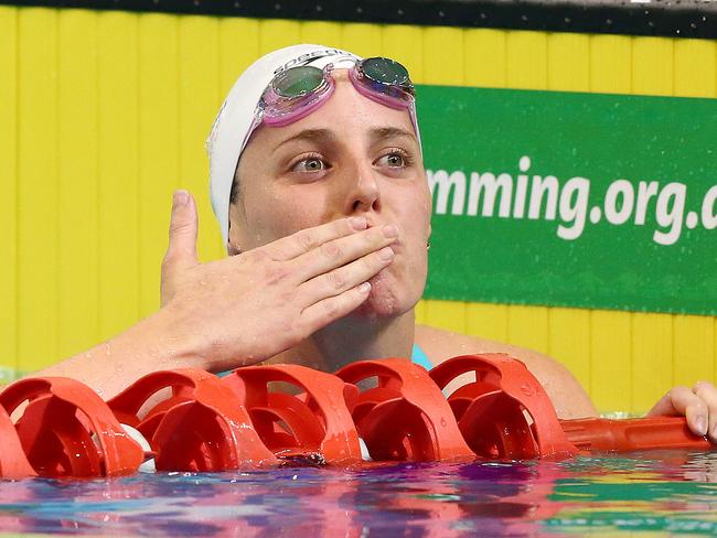 Alicia Coutts is hoping to end her swimming career in style.