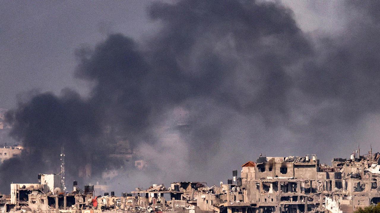 Smoke rises from Israel's bombardment of Gaza on November 1. Picture: Jack Guez/AFP