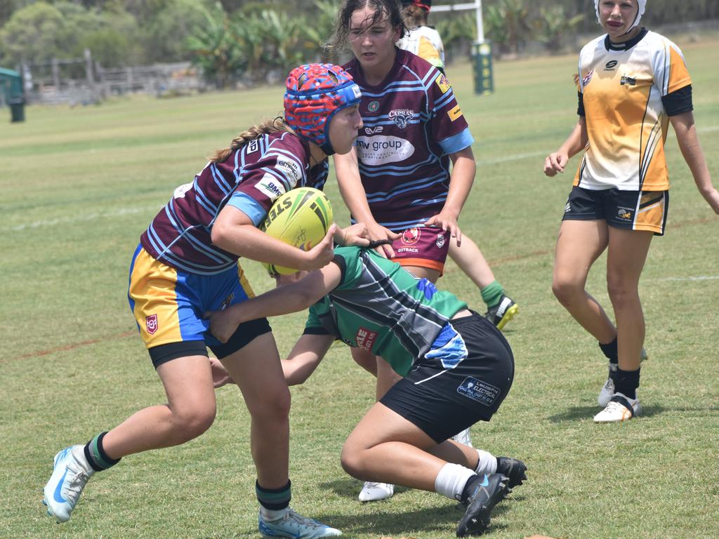 Faces of the CQ Capras under-17 and under-19 girls open trials at St Brendan's College, Yeppoon, on November 16, 2024. Photo: Pam McKay