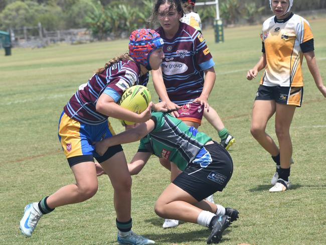 Faces of the CQ Capras under-17 and under-19 girls open trials at St Brendan's College, Yeppoon, on November 16, 2024. Photo: Pam McKay